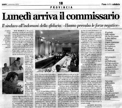 Descrizione: Dimissioni_OraCalab